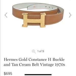 Hermès H hold buckle (non-authentic)